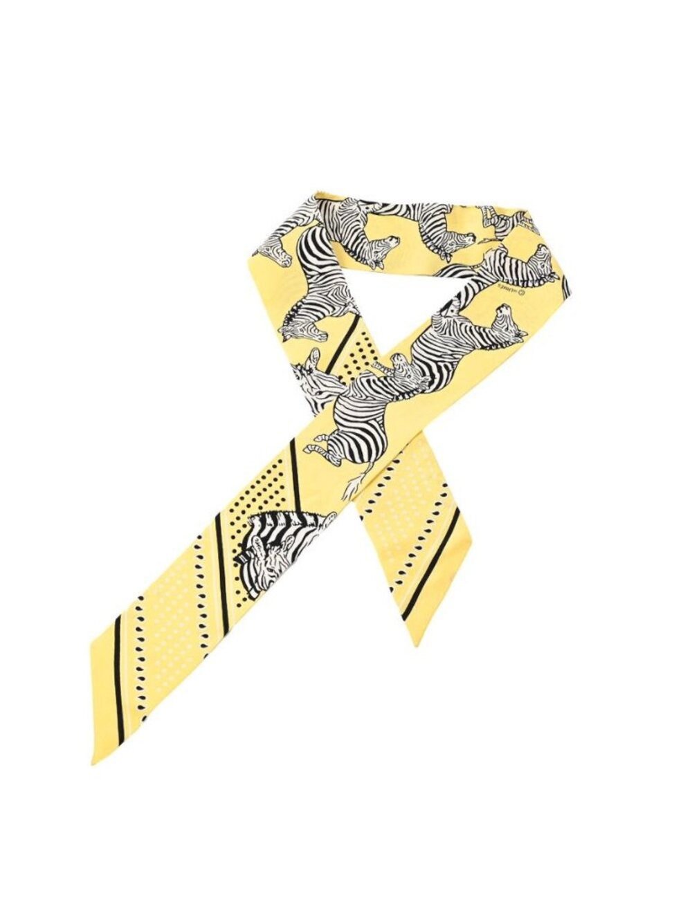 Hermes Scarf Twilly Scarves Yellow